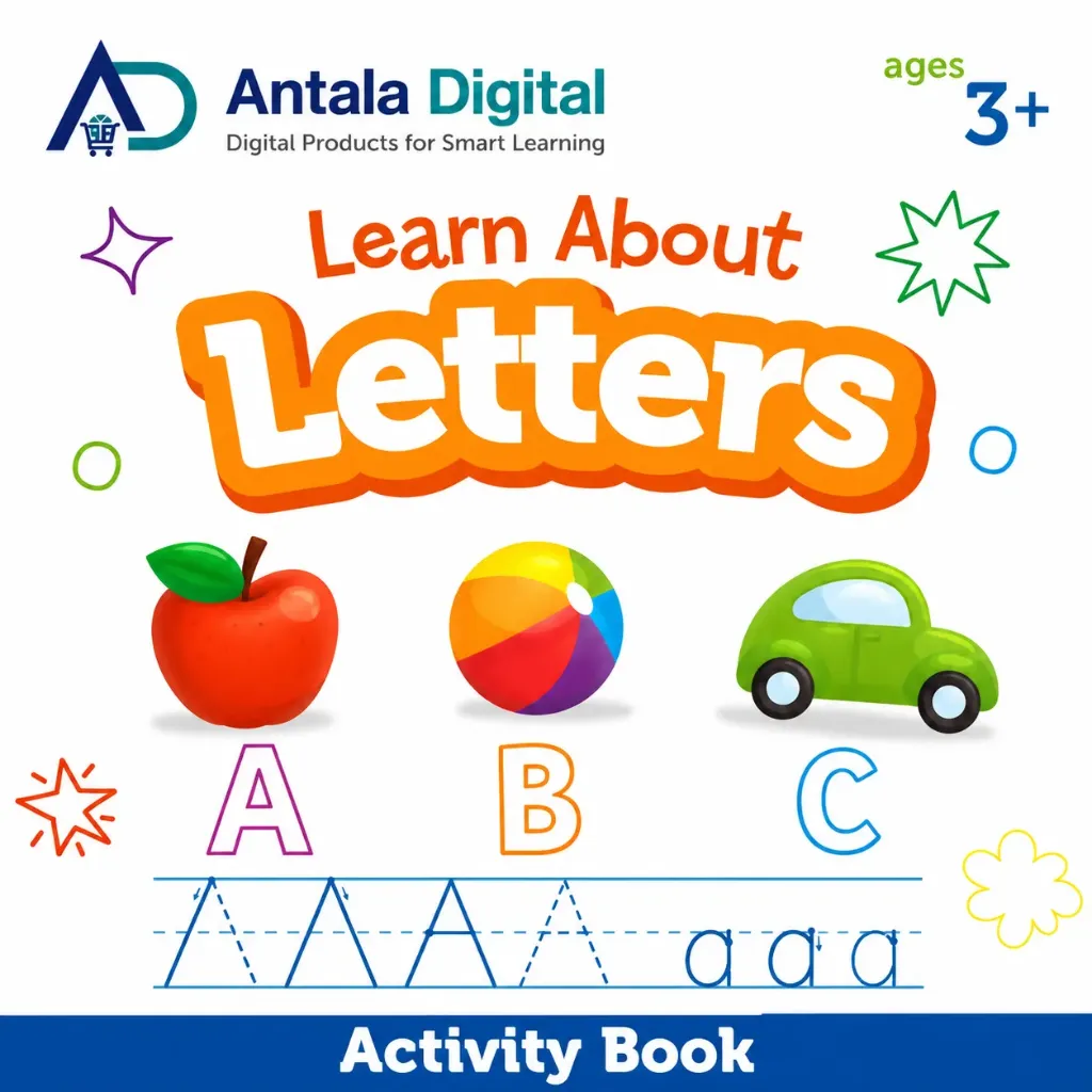 Learn ABCD Letters Activity Book